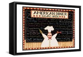 American Diner-Dan Dipaolo-Framed Stretched Canvas