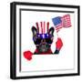 American Dog-Javier Brosch-Framed Photographic Print