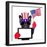 American Dog-Javier Brosch-Framed Photographic Print