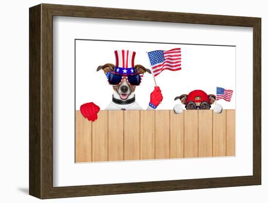 American Dogs-Javier Brosch-Framed Photographic Print