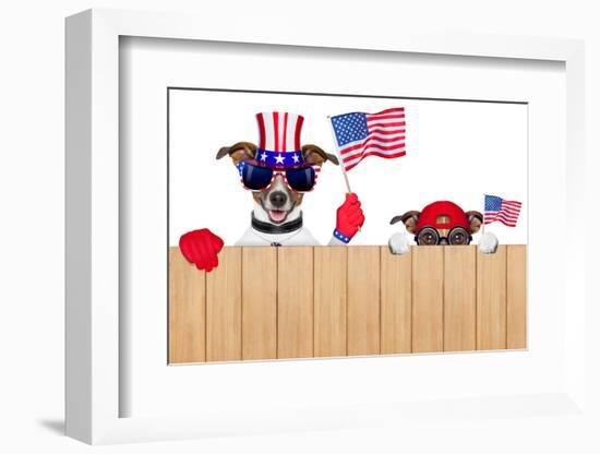 American Dogs-Javier Brosch-Framed Photographic Print