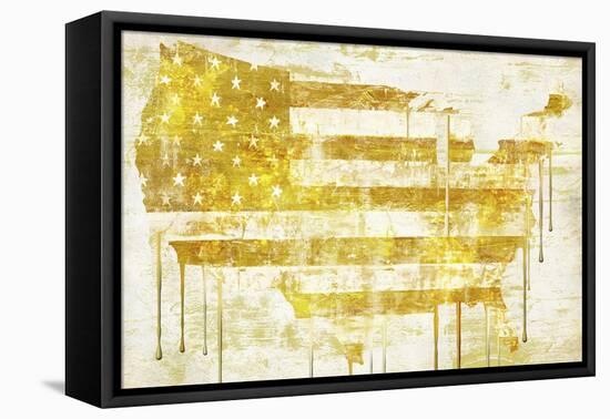 American Dream I-Color Bakery-Framed Stretched Canvas