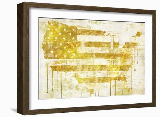 American Dream I-Color Bakery-Framed Giclee Print
