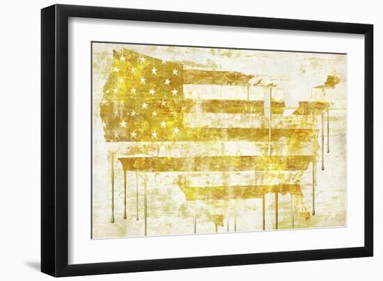 American Dream I-Color Bakery-Framed Giclee Print