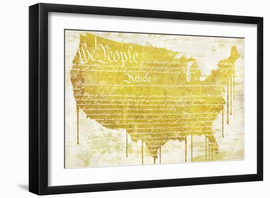 American Dream II-Color Bakery-Framed Giclee Print