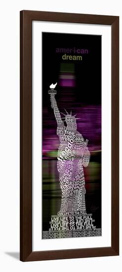 American Dream - Pink-Dominique Vari-Framed Premium Giclee Print