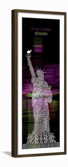 American Dream - Pink-Dominique Vari-Framed Premium Giclee Print