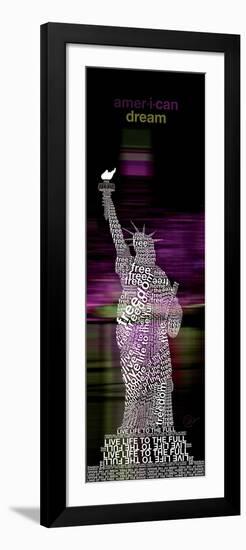 American Dream - Pink-Dominique Vari-Framed Premium Giclee Print