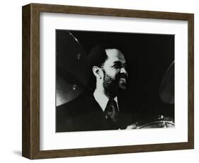 American Drummer Billy Higgins at the Bracknell Jazz Festival, Berkshire, 1983-Denis Williams-Framed Photographic Print