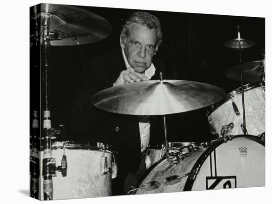 American Drummer Buddy Rich Playing at the Royal Festival Hall, London, June 1985-Denis Williams-Stretched Canvas