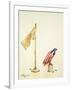 American Eagle Acquires Us Flag Colouration, 1985-George Adamson-Framed Giclee Print