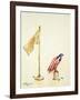 American Eagle Acquires Us Flag Colouration, 1985-George Adamson-Framed Giclee Print