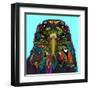 American Eagle Blue-Sharon Turner-Framed Art Print