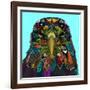 American Eagle Blue-Sharon Turner-Framed Giclee Print