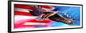 American Eagle Flag-Spencer Williams-Framed Giclee Print