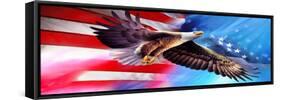 American Eagle Flag-Spencer Williams-Framed Stretched Canvas