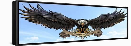 American Eagle Sky-FlyLand Designs-Framed Stretched Canvas