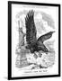 American Eagle Swooping to Guard the Atlantic, 1917-null-Framed Giclee Print