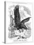 American Eagle Swooping to Guard the Atlantic, 1917-null-Stretched Canvas