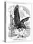 American Eagle Swooping to Guard the Atlantic, 1917-null-Stretched Canvas