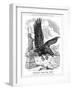 American Eagle Swooping to Guard the Atlantic, 1917-null-Framed Giclee Print