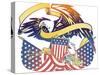 American Eagle-David Chestnutt-Stretched Canvas