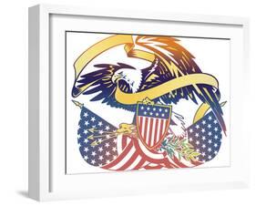 American Eagle-David Chestnutt-Framed Giclee Print