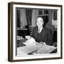 American Economist and Senior U.S. Treasury Department Official Harry Dexter White, 1945-George Skadding-Framed Photographic Print