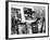 American Examines Art in Germany WWII-H. N. Abrahams-Framed Photographic Print