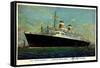 American Export Lines, Dampfer S.S. Independence-null-Framed Stretched Canvas