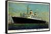 American Export Lines, Dampfer S.S. Independence-null-Framed Stretched Canvas