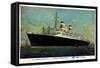 American Export Lines, Dampfer S.S. Independence-null-Framed Stretched Canvas