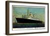 American Export Lines, Dampfer S.S. Independence-null-Framed Giclee Print