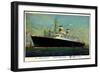 American Export Lines, Dampfer S.S. Independence-null-Framed Giclee Print