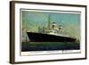 American Export Lines, Dampfer S.S. Independence-null-Framed Giclee Print