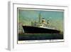 American Export Lines, Dampfer S.S. Independence-null-Framed Premium Giclee Print