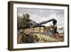 American Express Train, United States, 19th Century-null-Framed Giclee Print