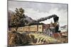 American Express Train, United States, 19th Century-null-Mounted Giclee Print