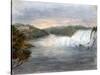 American Falls at Niagara from the Table Rock on the Canada Side, July 22, 1846-Michael Seymour-Stretched Canvas