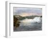 American Falls at Niagara from the Table Rock on the Canada Side, July 22, 1846-Michael Seymour-Framed Giclee Print