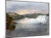 American Falls at Niagara from the Table Rock on the Canada Side, July 22, 1846-Michael Seymour-Mounted Giclee Print