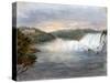 American Falls at Niagara from the Table Rock on the Canada Side, July 22, 1846-Michael Seymour-Stretched Canvas