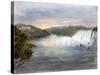 American Falls at Niagara from the Table Rock on the Canada Side, July 22, 1846-Michael Seymour-Stretched Canvas