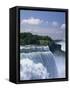 American Falls at the Niagara Falls, New York State, United States of America, North America-Rainford Roy-Framed Stretched Canvas