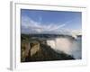 American Falls in Foreground, with Horseshoe Falls in the Background-Robert Francis-Framed Photographic Print