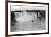 American Falls, Niagara Falls, New York, USA, C1930s-Marjorie Bullock-Framed Giclee Print