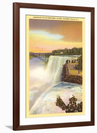 American Falls, Niagara Falls, New York-null-Framed Art Print