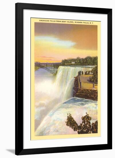 American Falls, Niagara Falls, New York-null-Framed Art Print