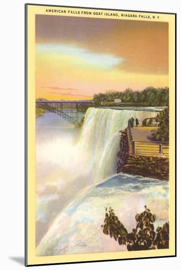 American Falls, Niagara Falls, New York-null-Mounted Art Print