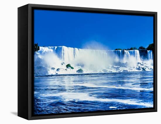 American Falls, Niagara River, New York State, USA-null-Framed Stretched Canvas